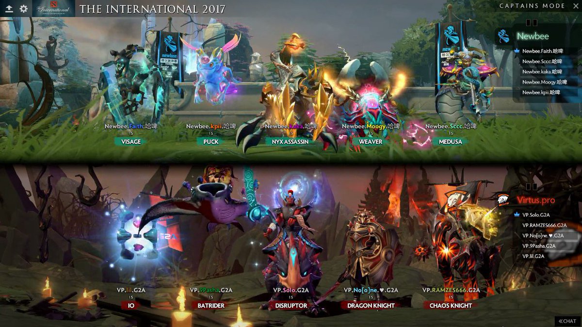 virtuspro's tweet photo. Picks for the Game 1 vs @NewbeeCN #GoGoVP 
#TI7 #VP_Live https://t.co/NRgjigOHfa