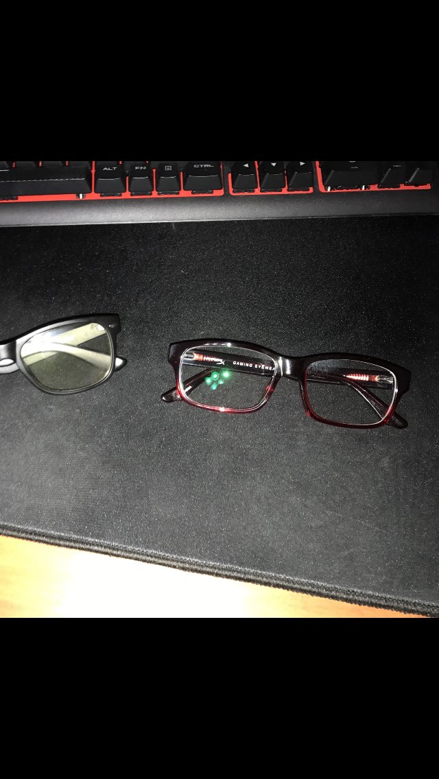TrnPrezes's tweet photo. First impression my new @HyperX eye wear are pure luxury blow my previous "glasses" out of the water full review coming this week on stream https://t.co/x9tu19Nsgk