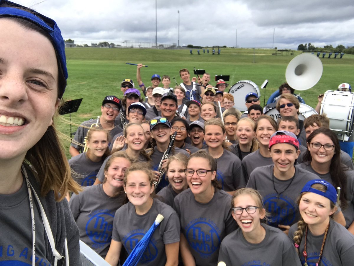 AndieLoos's tweet photo. I really love band. Thanks everyone for making my last band camp the best one yet!❤ @BealCityBands https://t.co/qJhPGoHlbK