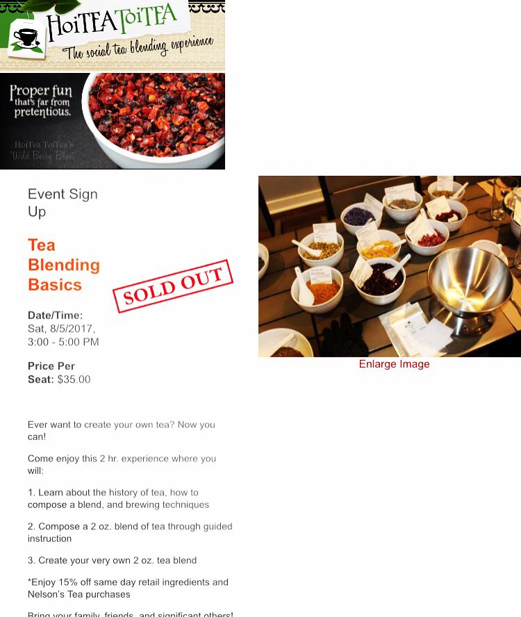 Basics class - SOLD OUT. Join us Sat 11-1. Save your spot here:hoiteatoitea.com/calendar.html #hoiteatoitea #blendingfun #joinsus #soldout