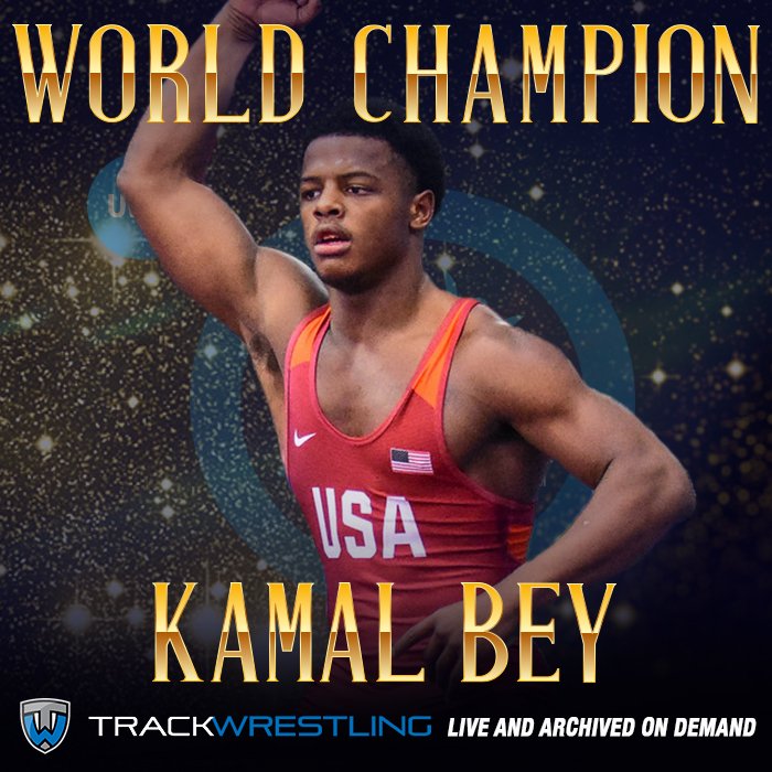 Kamal Bey is your 2017 Jr. Greco WORLD CHAMPION at 74kg!!!!! Bey defeated Kyrgyzstan 16-11.  Bey is the first USA Jr. Greco Champ since 1999