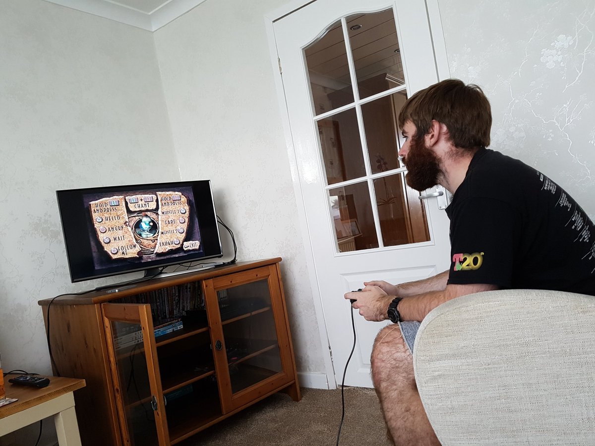danmason91's tweet photo. Yes, we've just fired up Abe's Oddysee. #MajorThrowbacks https://t.co/N9OE5sCLvc