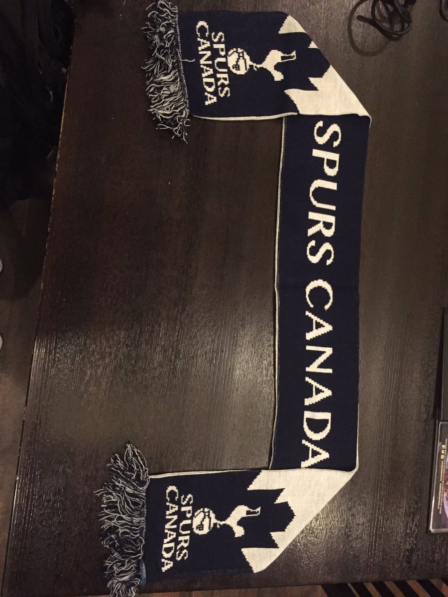 Beautiful new scarfs this year for all <a href="/SpursCA/">Spurs Canada</a> members! Sign up for your 2017-2018 membership now! #COYS