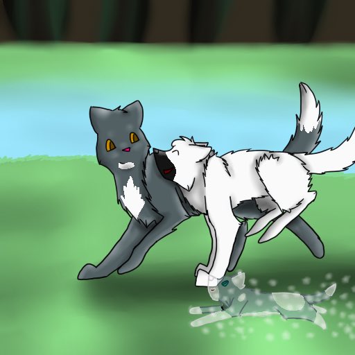 warriorforestmg's tweet photo. #warriors #warriorcats #cats #cat #kitten #cloverbreeze #mistkit #duskclaw #oldart #art #drawing #digital #digitalart #digitaldrawing https://t.co/FRNY5UDrXP