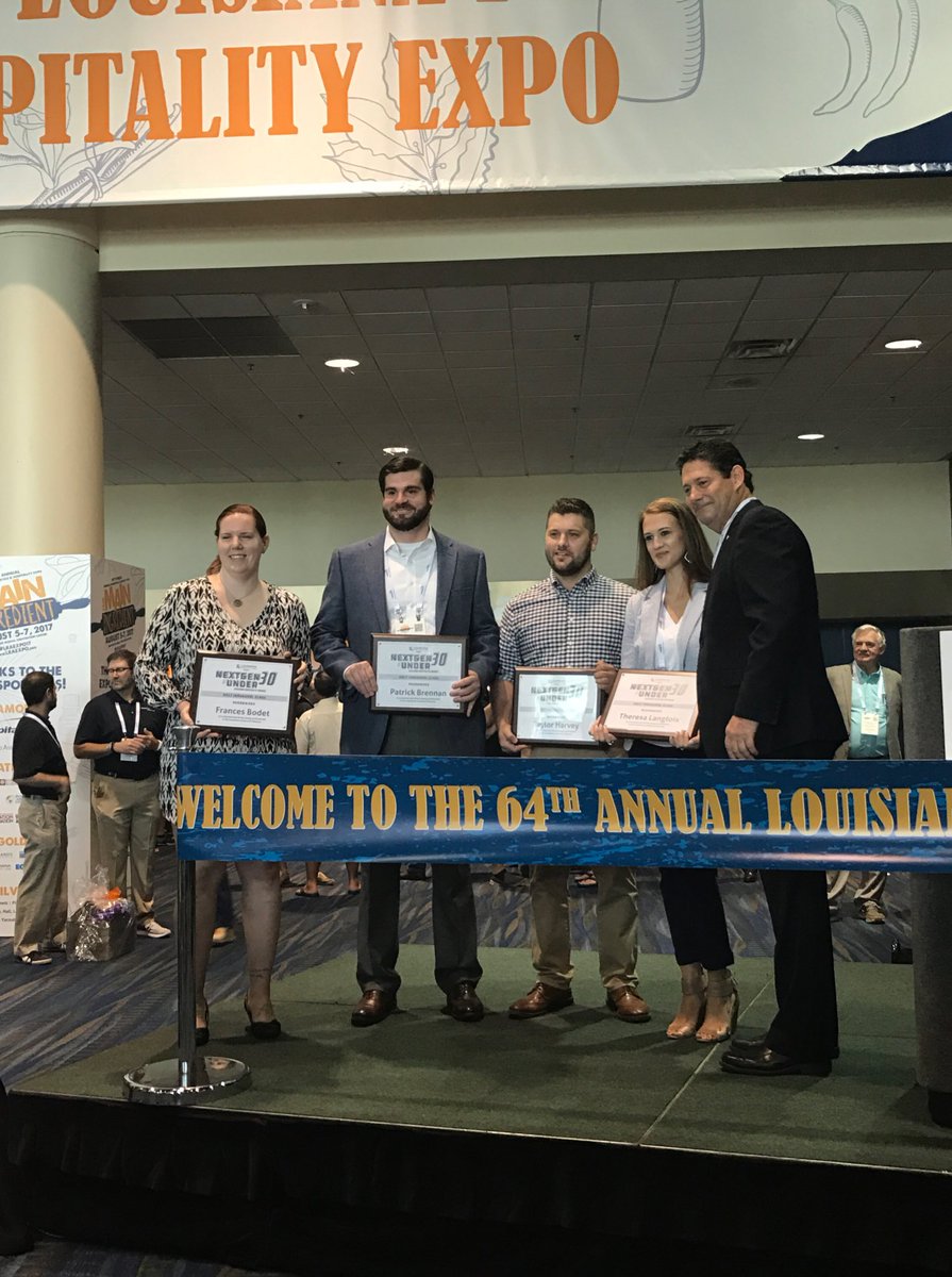 Sous Chef Patrick Brennan recognized as one of the <a href="/LaRestAssoc/">LRA</a>'s NextGen winners at the #LRAExpo17 this morning