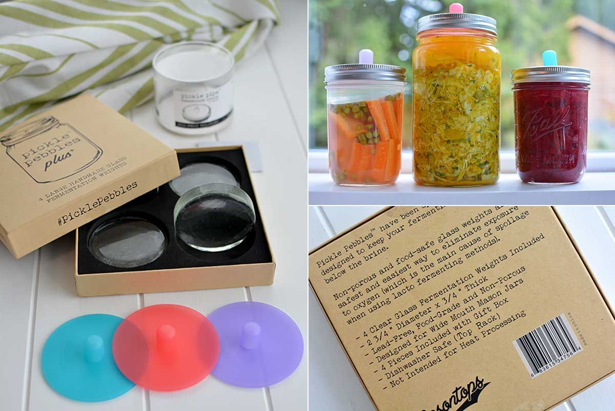 MakeSauerkraut's tweet photo. Why I love my #picklepebble #picklepipe from @masontops. #Fermentation made easy... and fun! https://t.co/GZ4xYS1i9E https://t.co/eEaZKnwpuS