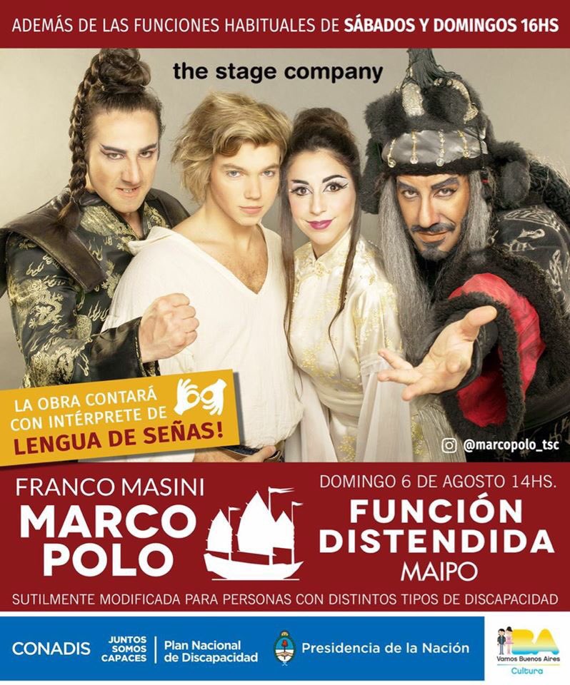 marcelapgodoy's tweet photo. En #YoNoTengoProblema @CarlaStageCo directora d #Marcopolo nos cuenta la funcion #distendida dom.14hs @Teatro_Maipo https://t.co/Bu6WXApcd6