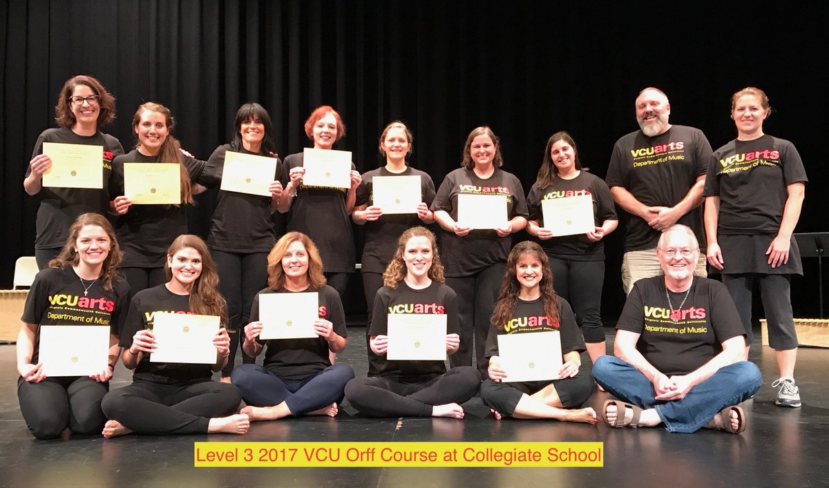 jamesriverorff's tweet photo. Congratulations #level3orff at #CollegiateOrff Class of 2017! YOU ROCK! https://t.co/smH2XNZsfn