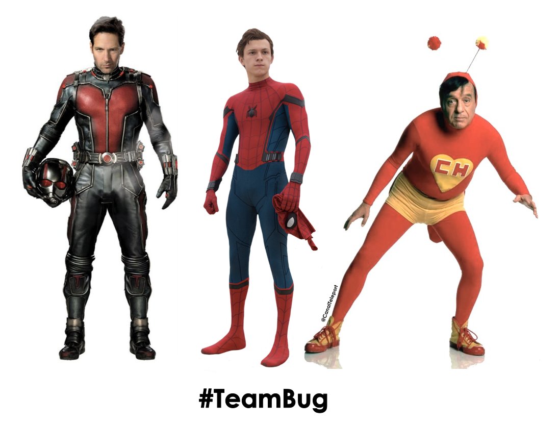 CanalTeleport's tweet photo. Nomás proponiendo: ¿#BugBros, Los Bichengers, #EquipoAntenitasDeVinil?
#TeamBug #AntMan #Spiderman #Marvel
@Marvel @MarvelLATAM @DisneyPixar https://t.co/I1T9SDCutI