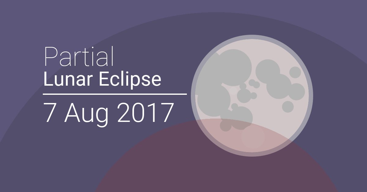 timeanddate's tweet image. Will you be able to see the partial lunar eclipse on the night between August 7 and 8? We will be streaming it live! ow.ly/ZcpY30e6IXk