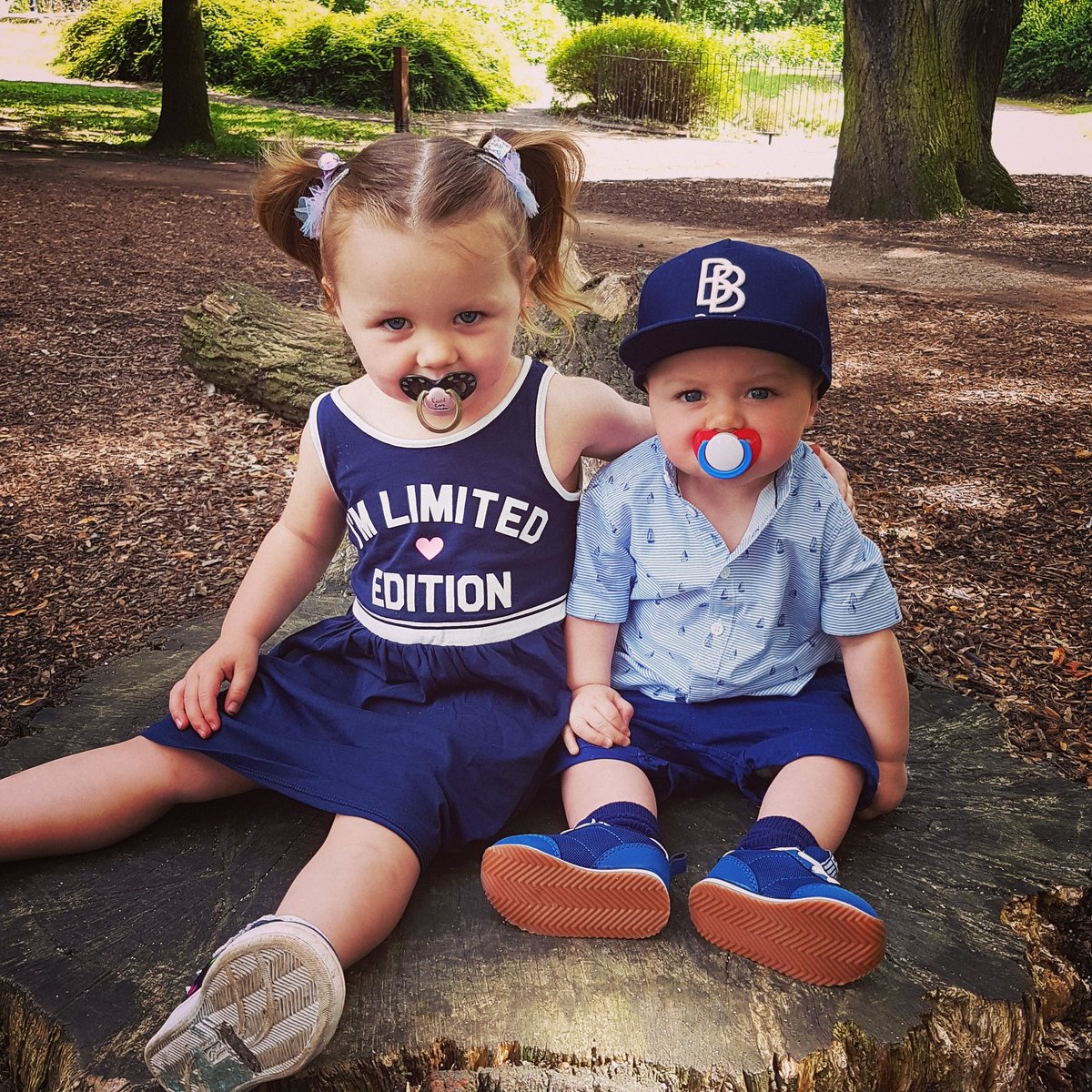 My 2 munchkins 💖💙 <a href="/ste_westhead/">ste westhead</a>