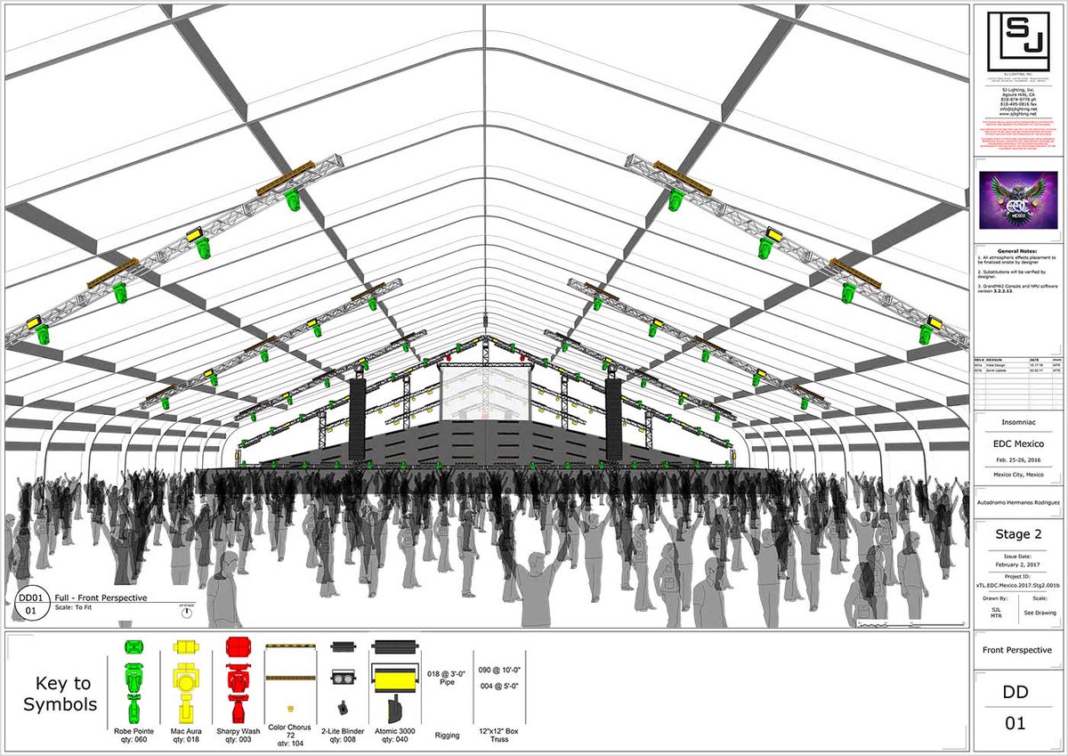 livedesignmag's tweet image. Check out SJ Lighting Steve Lieberman's #lightplot for Neon Garden, Wasteland &amp;amp; Dos Equis stages at #EDCMexico goo.gl/8hcgPD