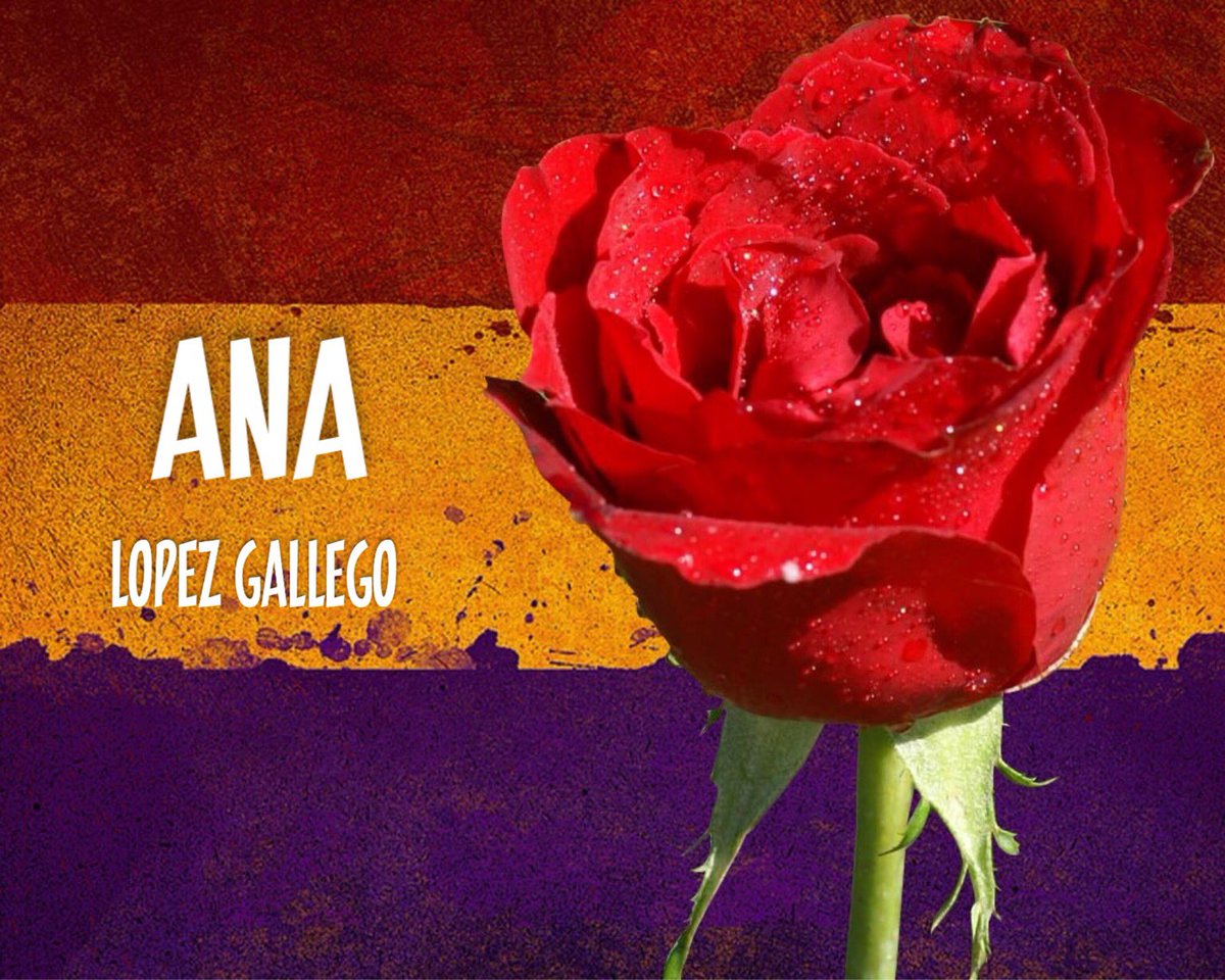 DanielGaln4's tweet photo. #Rosa2
Ana Lopez@Gallego, fusilada en las tapias del cementerio del este de Madrid el 5-8-1939. Tenía 21 años. https://t.co/RZLLgW7VYa