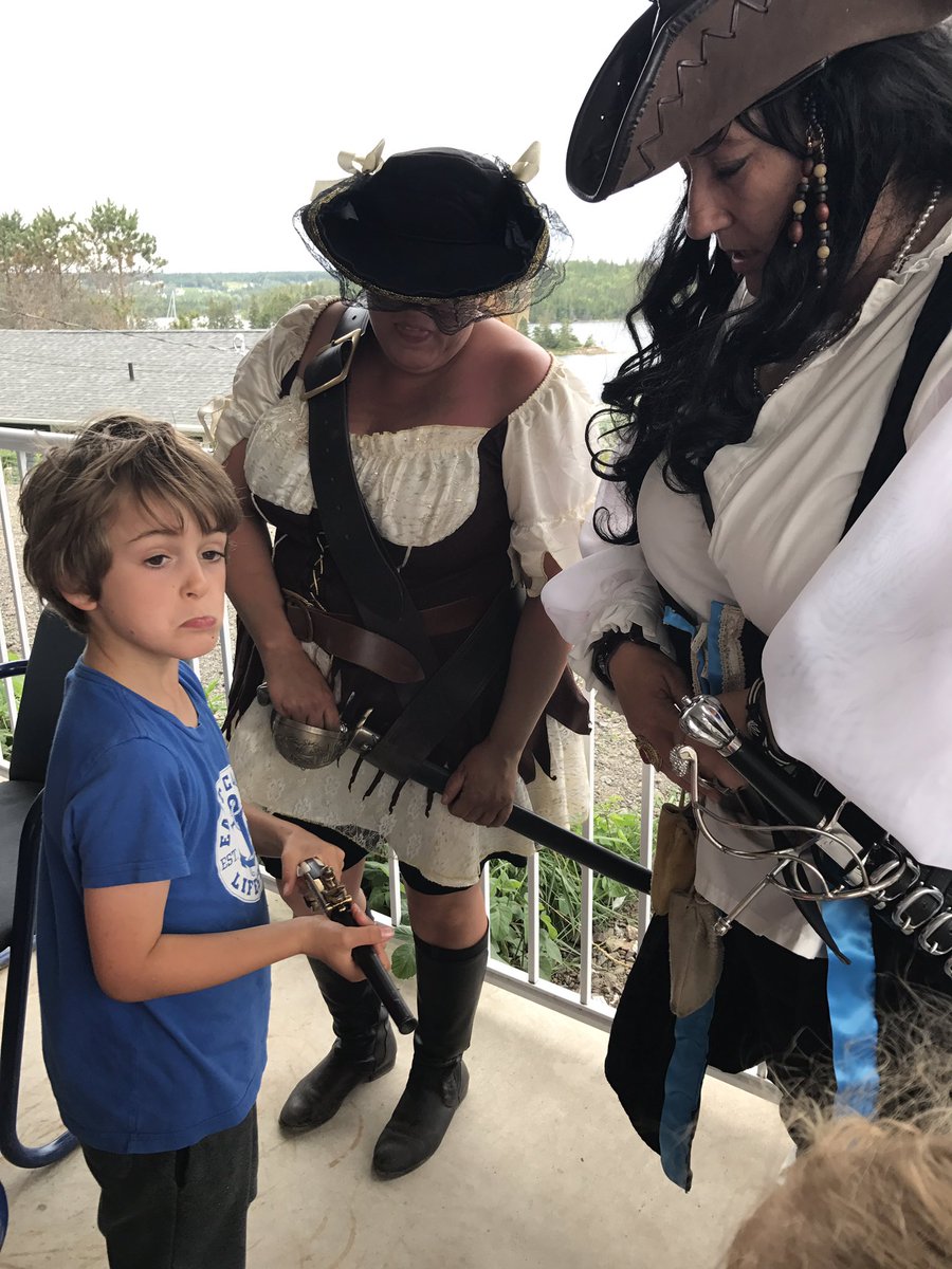 rollingwithvan's tweet photo. Look who busted us eating fast food...#pirates #stpeters #tourismCB #exploreCB #jiggstakeout #tallships2017 #ExploreCanada #rollingwithvan https://t.co/B8q72belTO
