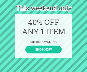 CottonSnaps's tweet photo. 40% OFF any 1 item. This offfer expires tomorrow night at midnight. Don't miss out! https://t.co/E8radGho4X