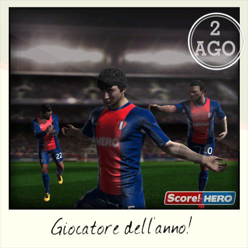 fedalex's tweet photo. Giocatore dell'anno! #scorehero https://t.co/f7gVdESWhB https://t.co/TRTclMFCoh