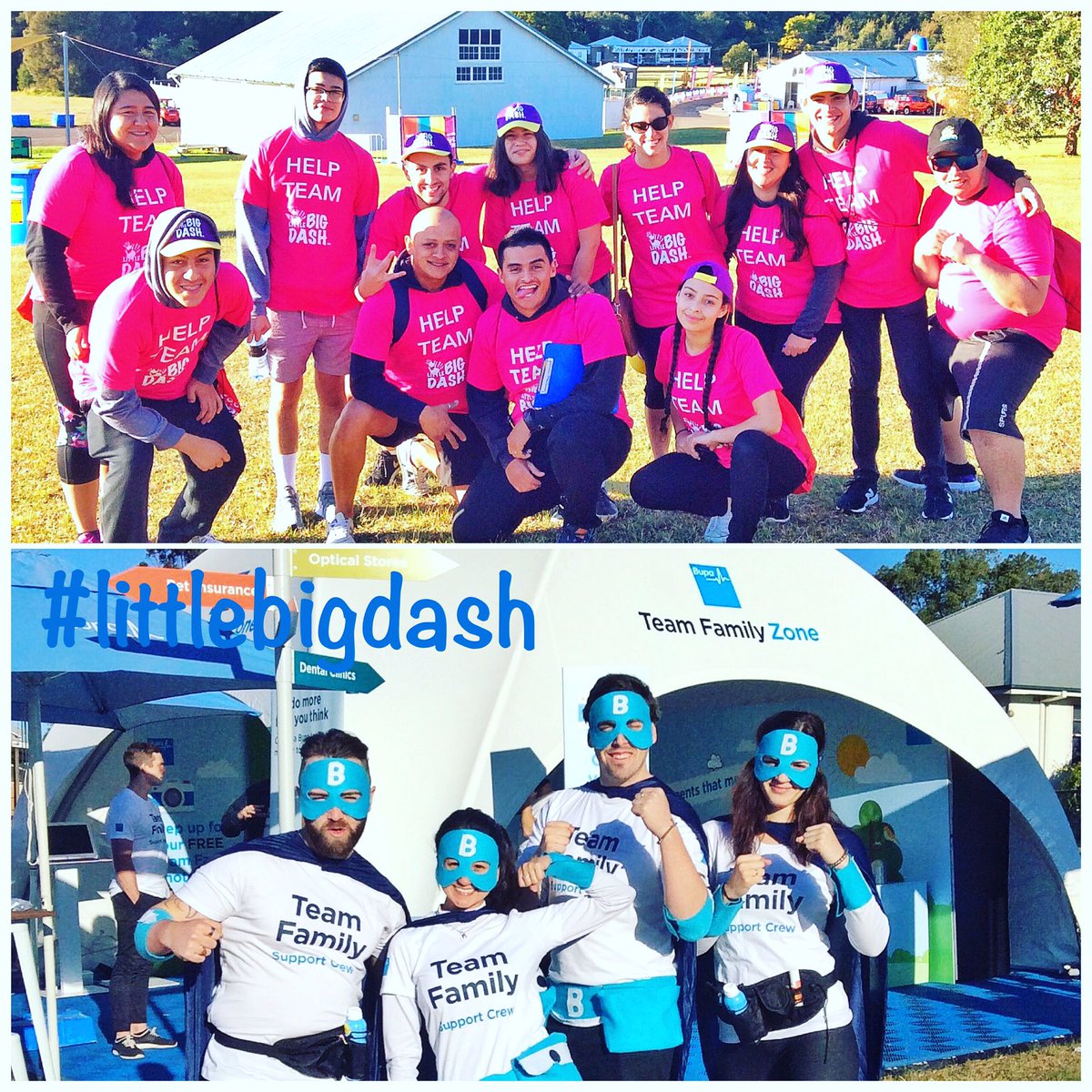LittleBIGDASH's tweet photo. Our help team are ready to fill your day with fun at #littlebigdash #Sydney come on down to #newingtonarmory #familyfun #weetbix https://t.co/DUu7WI2w7f