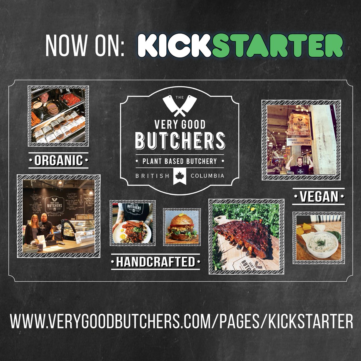 Introducing The Very Good Kickstarter! Help us grow and get some pretty sweet #plantbased meat for yourself! kickstarter.com/projects/86359…