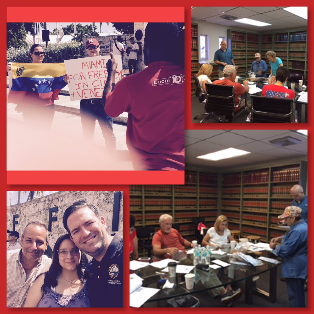 Nilsaalvarez's tweet photo. Meanwhile in the 305... Team @MiamiGOP was out registering, training new team members, &amp; making phone calls.
Project #MajorityRed 🚩 https://t.co/IduCBt4XMc