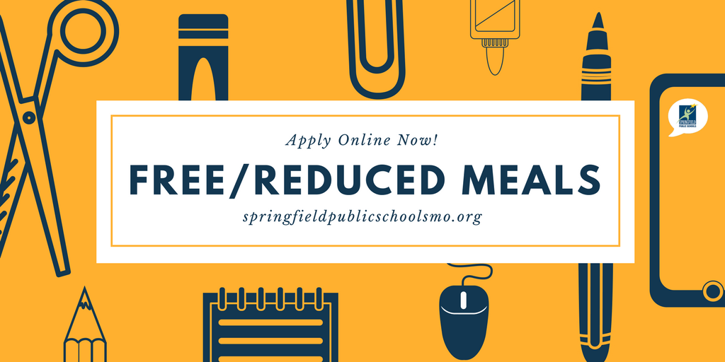 Apply for free/reduced lunch status online here: frapps.horizonsolana.com/SPRR01 #SGF