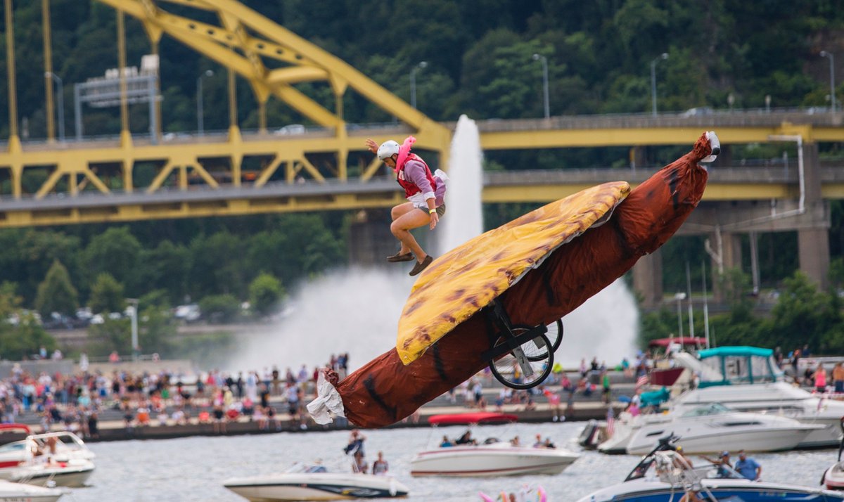 PolishSpill's tweet photo. Polish Spill @redbull @3RiversArtsFest @SmithBrosAgency #Flugtag #PolishSpill #flugtagpittsburgh https://t.co/OU1crTvZkk