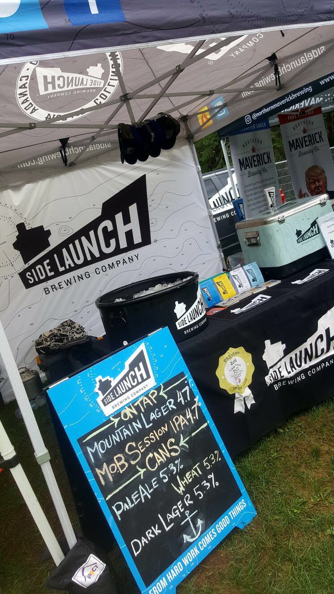 sidelaunch's tweet photo. We are all set up at #SessionMuskoka #craftbeerfest https://t.co/HtzYLzfapn