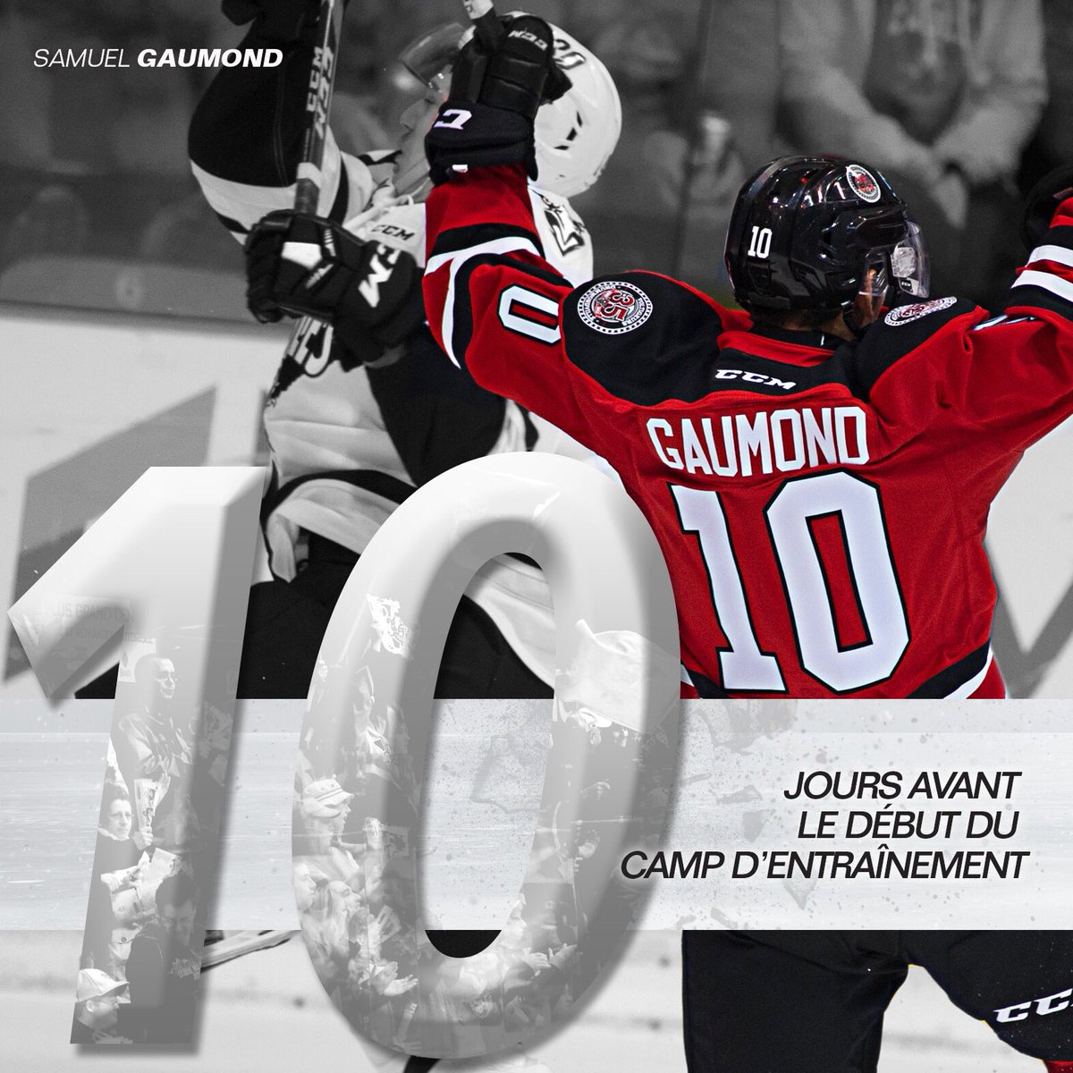 VoltigeursDRU's tweet photo. 10 jours seulement avant le début du camp d'entraînement! 
#Voltigeurs #hockey #lhjmq #onahâte #cantwait https://t.co/sISAGJliGQ