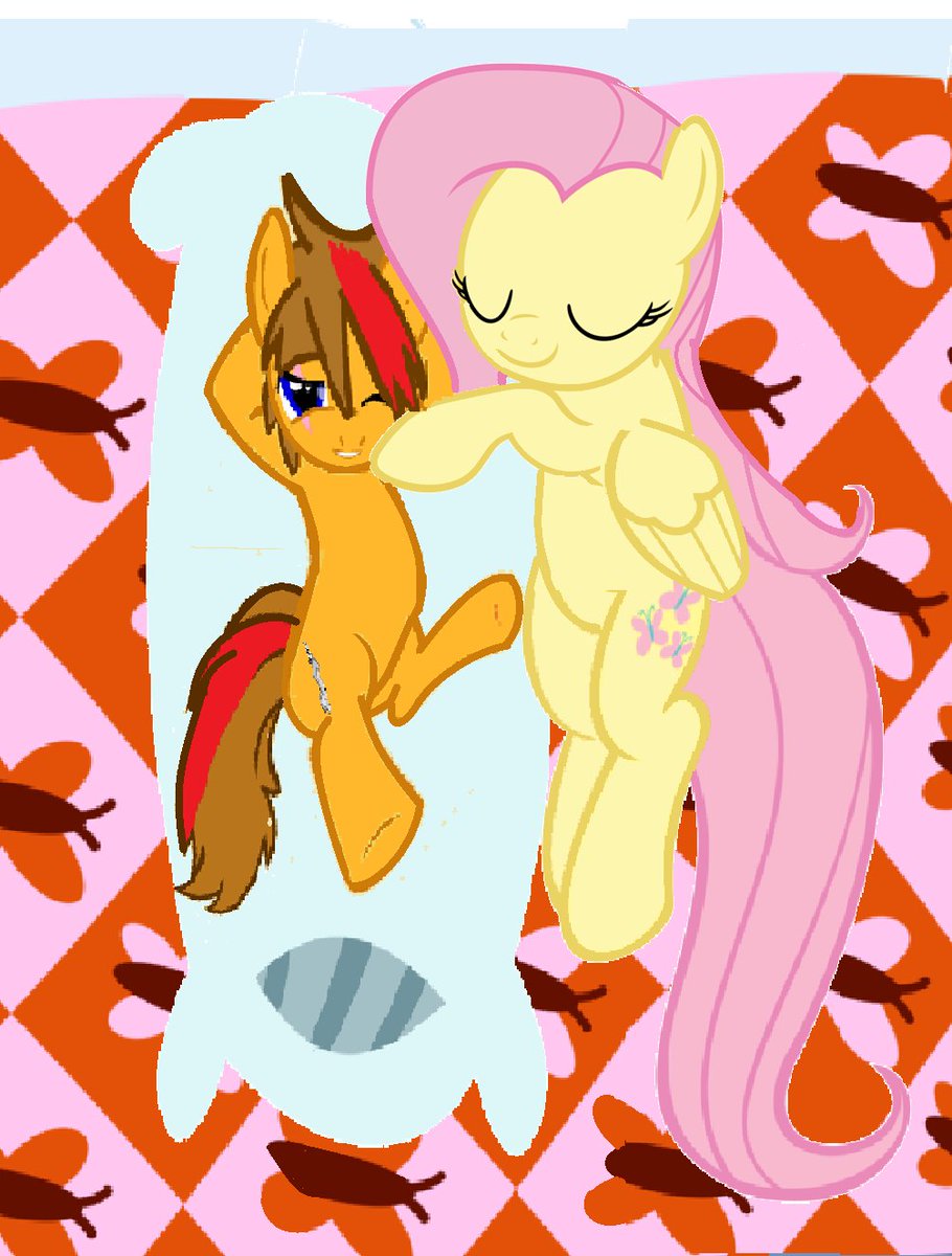 DawnFrontier's tweet photo. fluttershy abrazando su almohada https://t.co/jIW3UDthfH