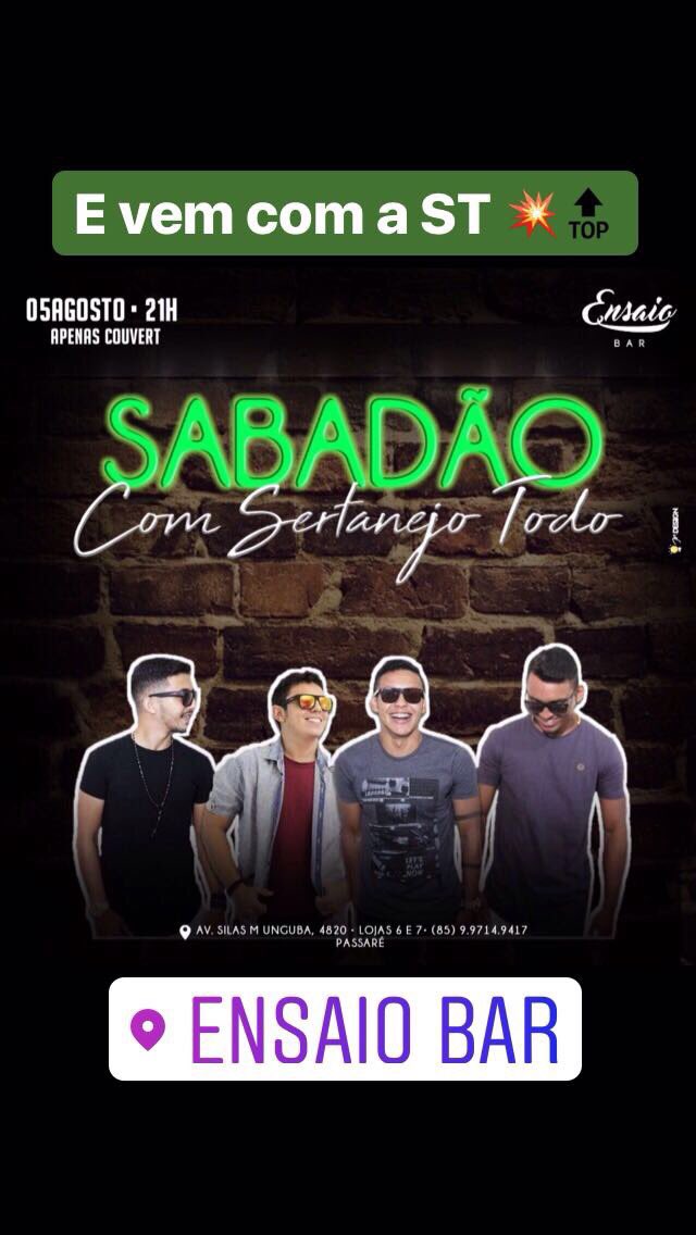maggnocantor's tweet photo. #vemcomaST #sertanejotodo
Mais tarde no ensaio bar #cuidaaaaaa https://t.co/NOgNNwTrG3