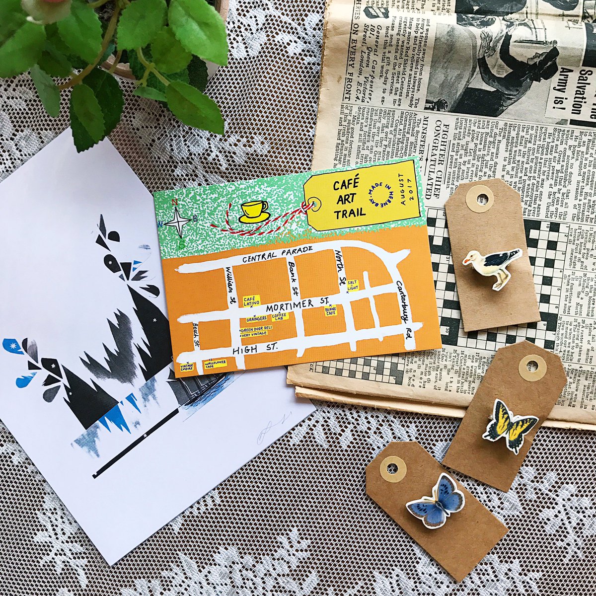 Make sure you check out all the work in the Café Art Trail in #HerneBay ✨☕️🎨