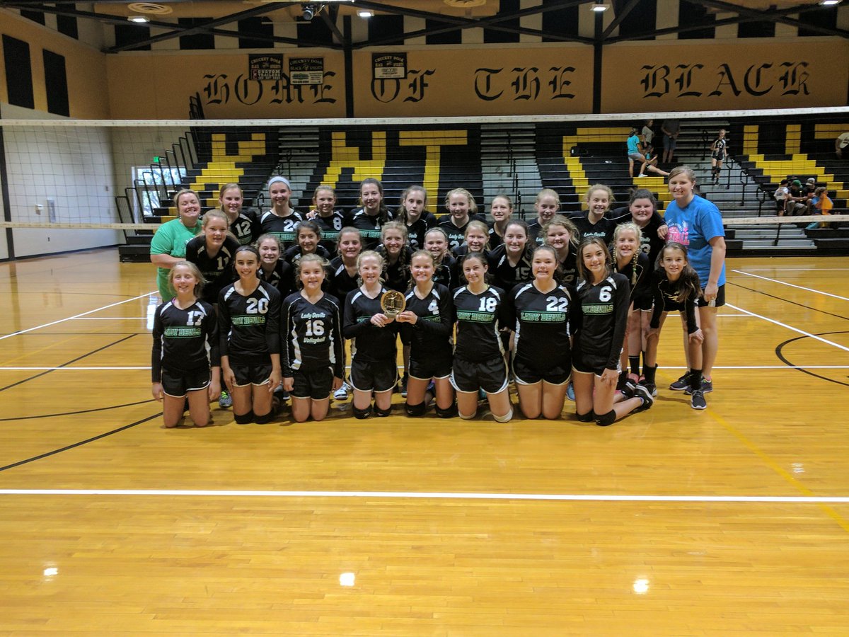 mrsroseghs's tweet photo. Black Knight Volleyball Champs #GMSNolimits https://t.co/8S2rNdxoK0