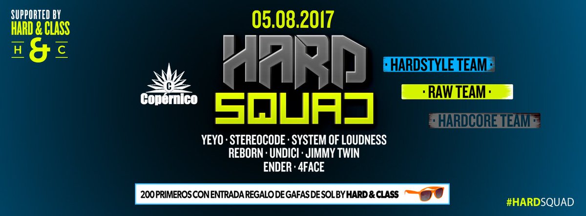 UNDERZOO_CLUB's tweet photo. Última hora para conseguir listas y anticipadas para esta noche en Sala Copérnico!
HARD SQUAD
https://t.co/uJ58jqDlMm https://t.co/pyzVWcl28m