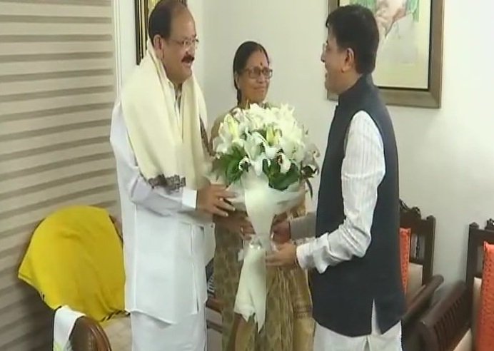 news24tvchannel's tweet photo. Upbeat, celebratory mood, inside Naidu's house post-win #Postwin #VenkaiahNaidu #VicePresidential https://t.co/z6i73hFcPz https://t.co/6Pvg5rJAQh