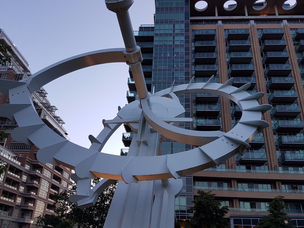TOpublicart's tweet photo. Perpetual Motion by Francisco Gazitua - 2011: 70 East Liberty Street.  Refers to area's indust heritage, Esp manufacture of washing machines https://t.co/WynWc5WuCX