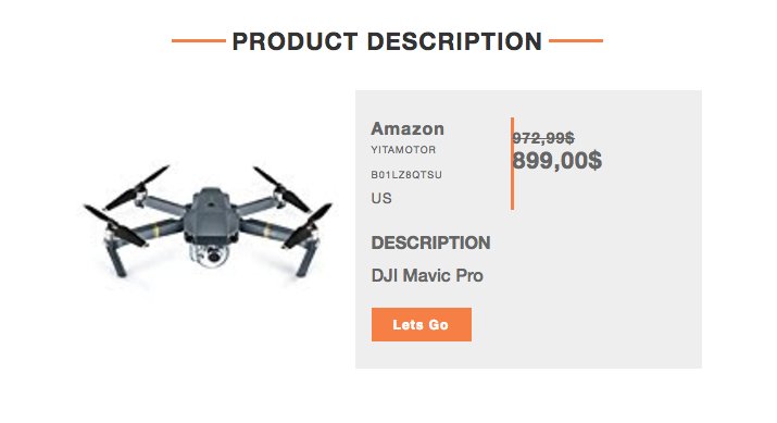 PriceWatcherApp's tweet photo. DJI Mavic Pro price dropped !
https://t.co/zdvScrkyyF #PriceWatcherApp #Amazon #DJIMavicPro @Dealabs https://t.co/2xc1kAM5Xn