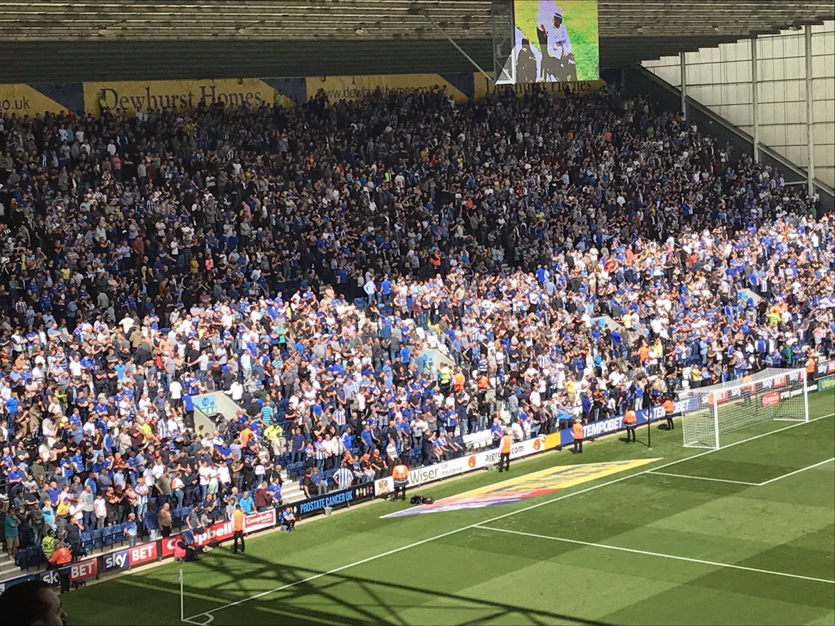 Approx 5,700 Sheffield Wednesday fans at Preston today! Great Support 
#swfc