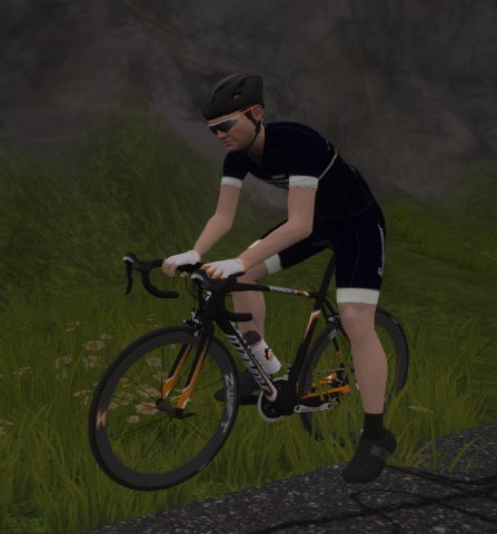 Floodeyy's tweet photo. @GoZwift #ZwiftStyle Keeping it cool, with a hint of Zwift Orange :) https://t.co/19iYxGHPG7