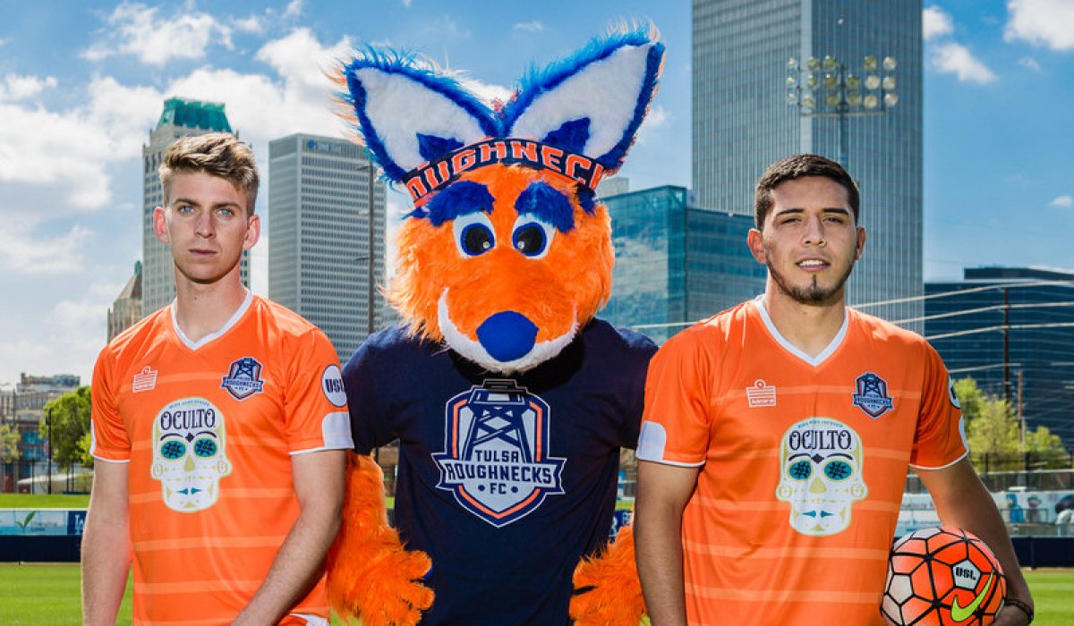 SoccerCityTulsa's tweet photo. Come out to the @RoughnecksFC game tonight at 7:30! Use our promo code "kickers" for $5 off any ticket! https://t.co/KzyZU7vIvw https://t.co/WTetHu5R1N