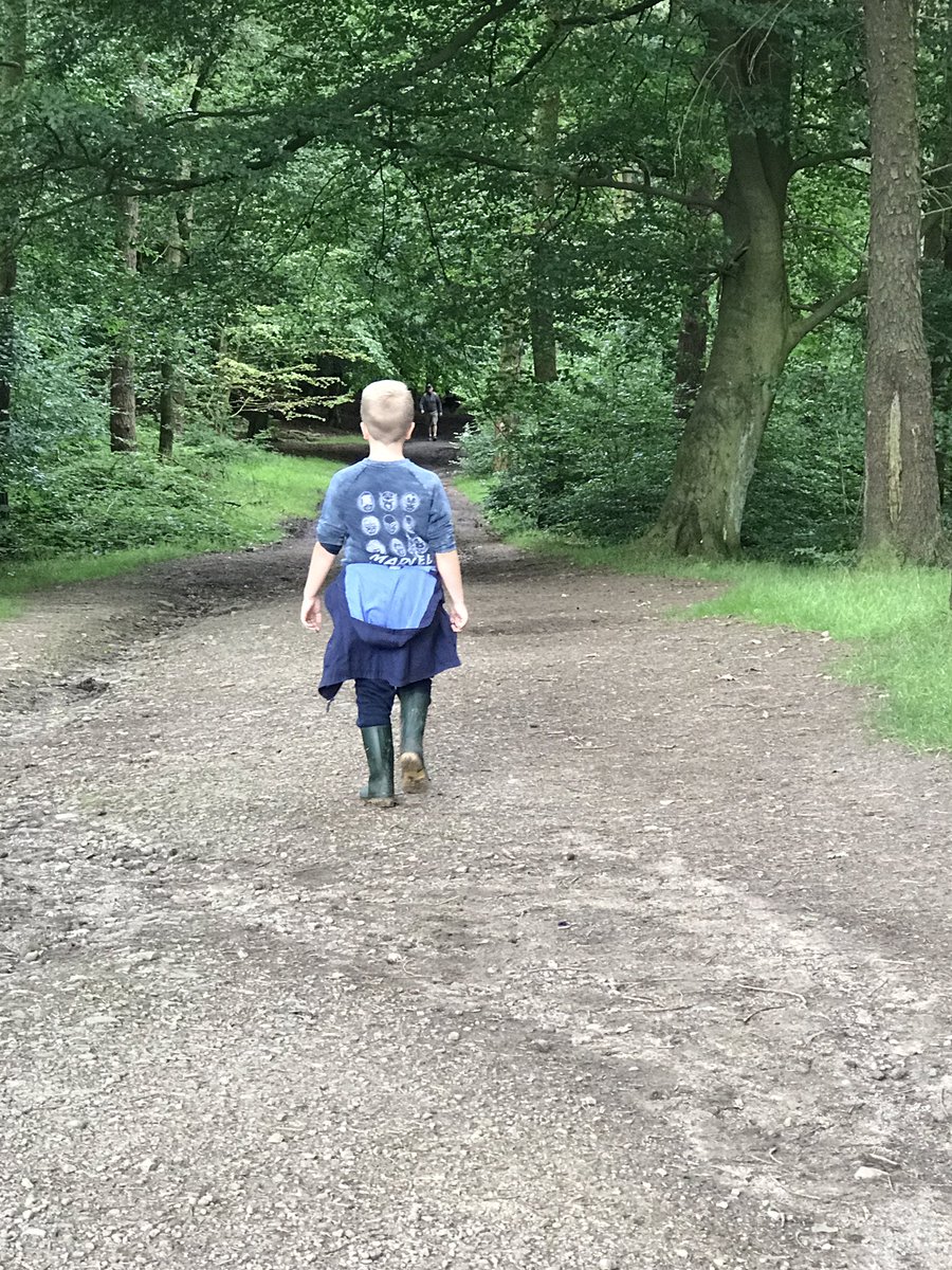 Walking with this one 💙