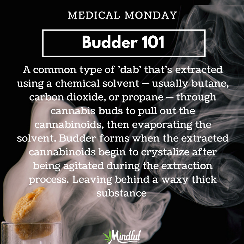 #medicalmonday learn about budder a type of #dab that's all the rage #cannabiseducation #mmj