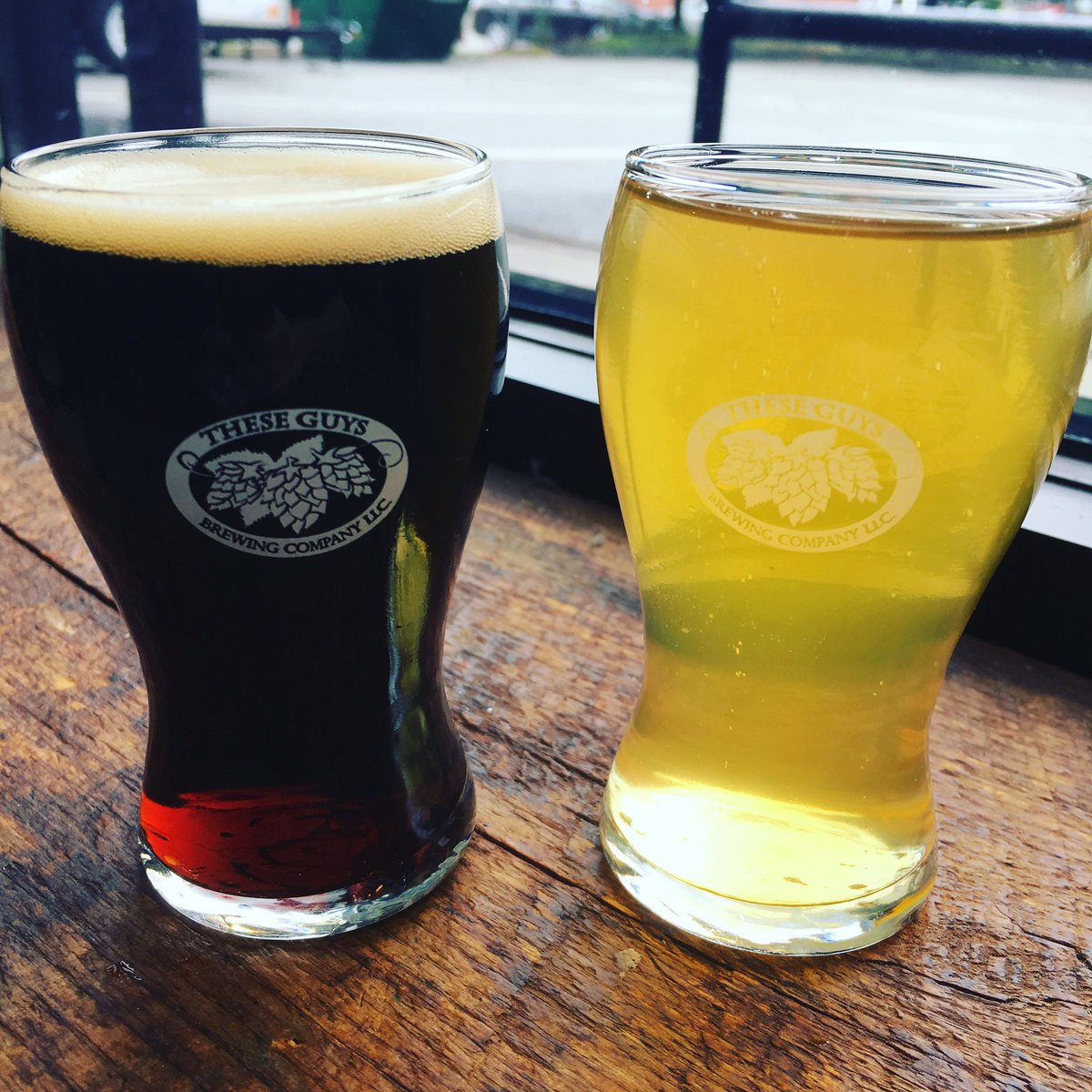 TheseGuysBrew's tweet image. 2 newest draft options! Go light with These Guys Shandy, Pilsner infused with lemonade or dark with Stout Prince's big malty flavor! #ctbeer