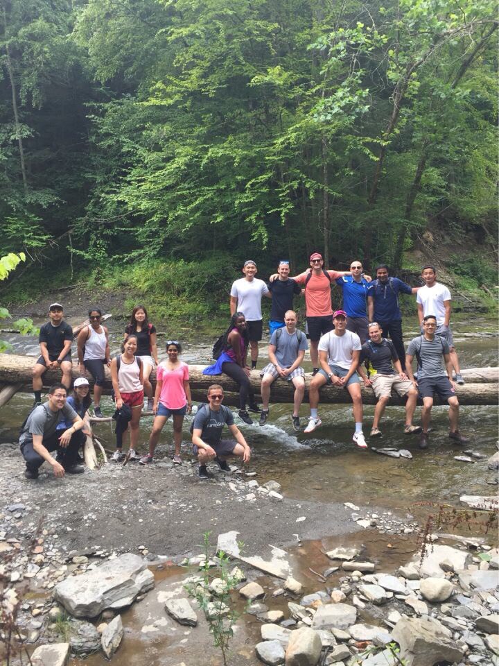 marlsbars's tweet photo. Class of 2019 exploring Robert Treman Park during PreTerm @CornellMBA #gobigred #bigredfam https://t.co/zj9uF97BZA