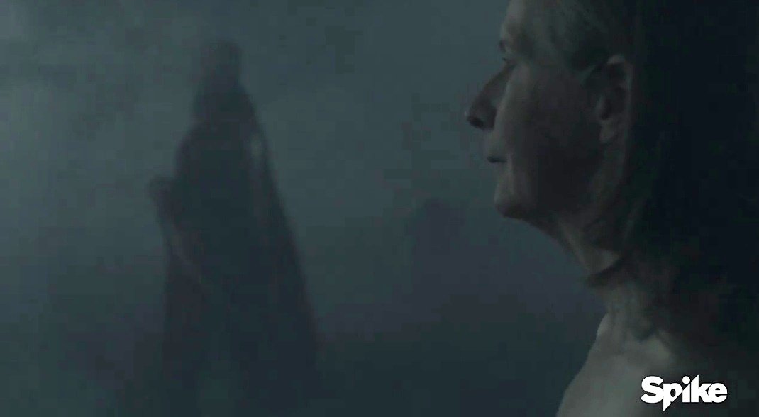 girlfromDordt's tweet image. Faith vs Nature
 #themist 
#FrancesConroy #DanButler 
( Nathalie Raven is kickass )