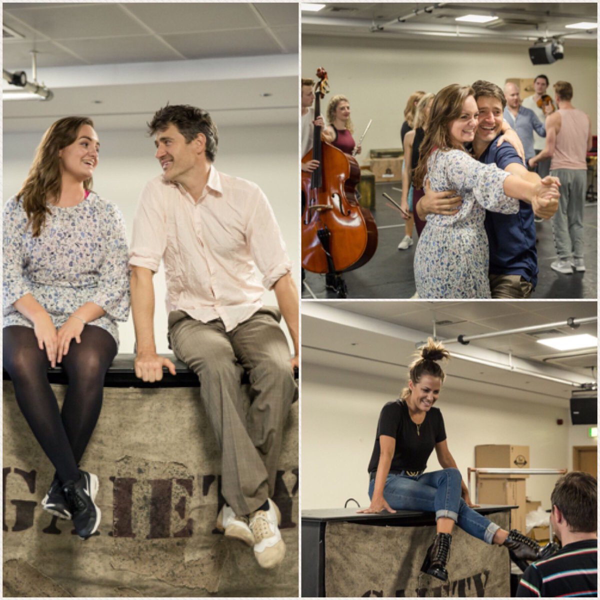 Rehearsal photos of <a href="/crazyforyoutour/">Crazy For You</a> starring #TomChambers, <a href="/carolineflack1/">caroline flack</a> &amp; <a href="/Wake_X/">Charlotte Wakefield</a>  -starts 17 Aug <a href="/TRPlymouth/">Theatre Royal Plymouth</a> 
goo.gl/LJIlvt