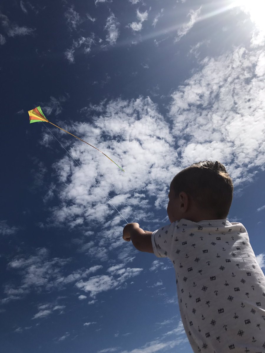 #texel heerlijk dagje op t strand vliegeren met mijn kleine grote man.