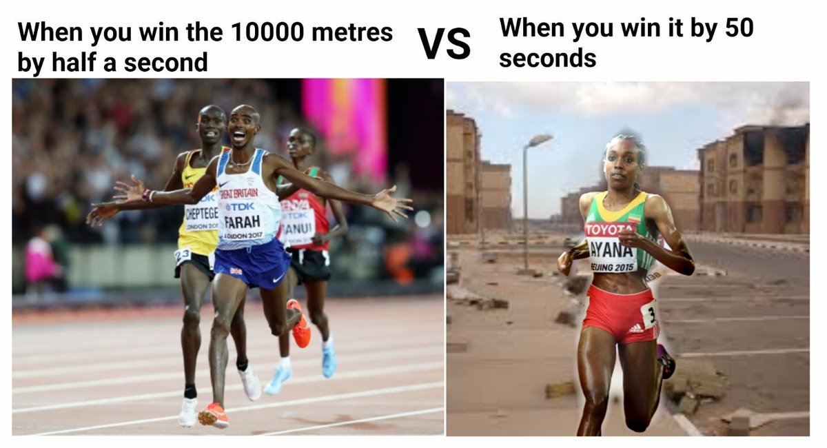 LoveMemeTender's tweet photo. #IAAFWorlds https://t.co/3Fsb1Djunw