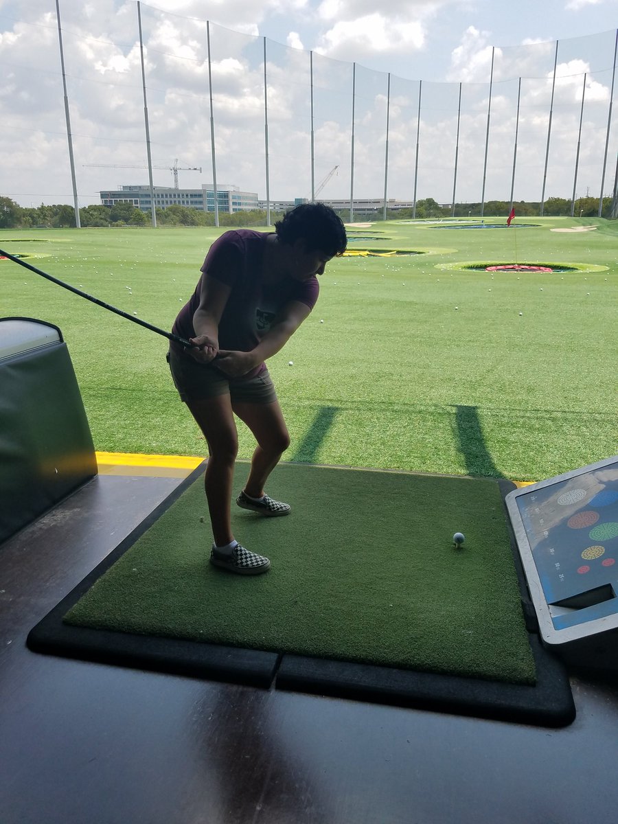 Equality1975's tweet photo. Adult Play Date!! No kids today!! @boommomof3 Free!!! #TopGolfAustin https://t.co/hZVCA0aFoc