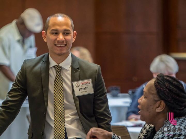 glennEmartin's tweet photo. @KhaCumberbatch successfully executes his final @JustLeadersUSA Emerging Leaders training before moving on to lead at @thefortunesoc. Thnk U https://t.co/F6aUcPdtro
