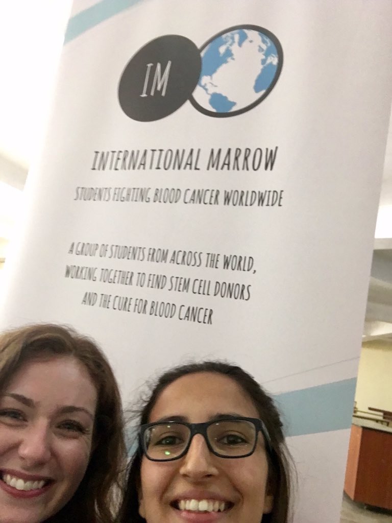 intermarrow's tweet image. Smiley selfie with Kubra our friend from Turkey who supports her national bone marrow register! #SaveLivesAndSocialise