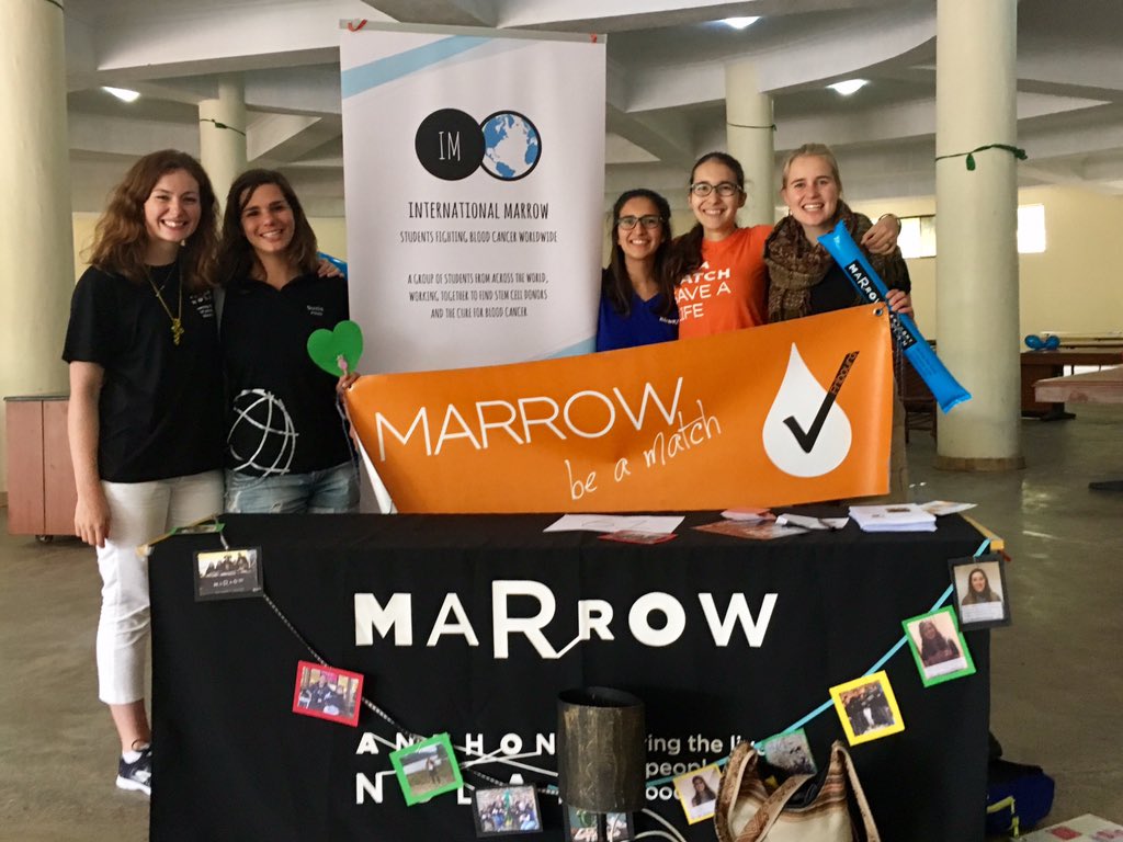 intermarrow's tweet image. Marrow Switzerland, @UKMarrow and our friends supporting the German register uniting today at @am2017tanzania #BeTheMatch #SaveALife